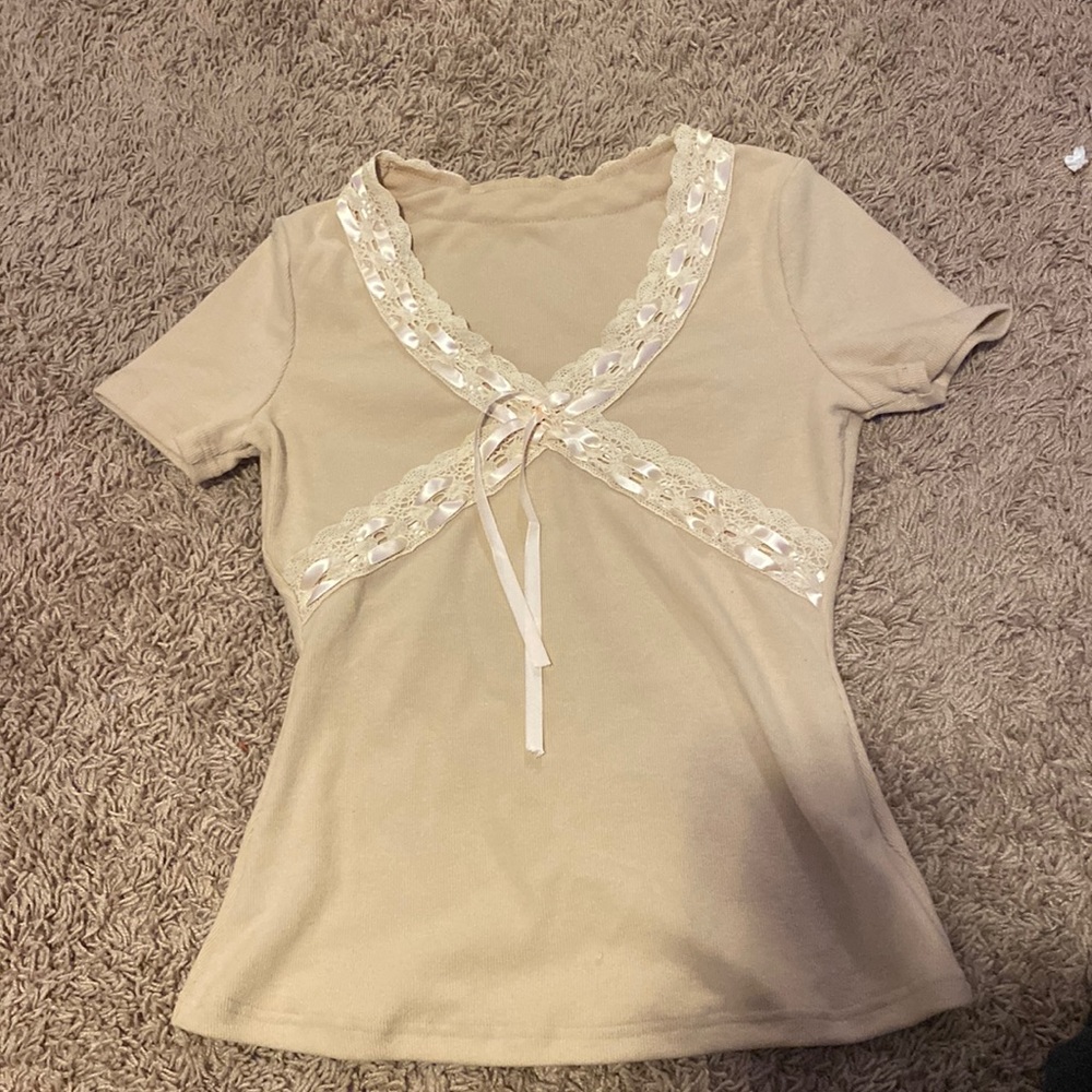 Lace,y2k top